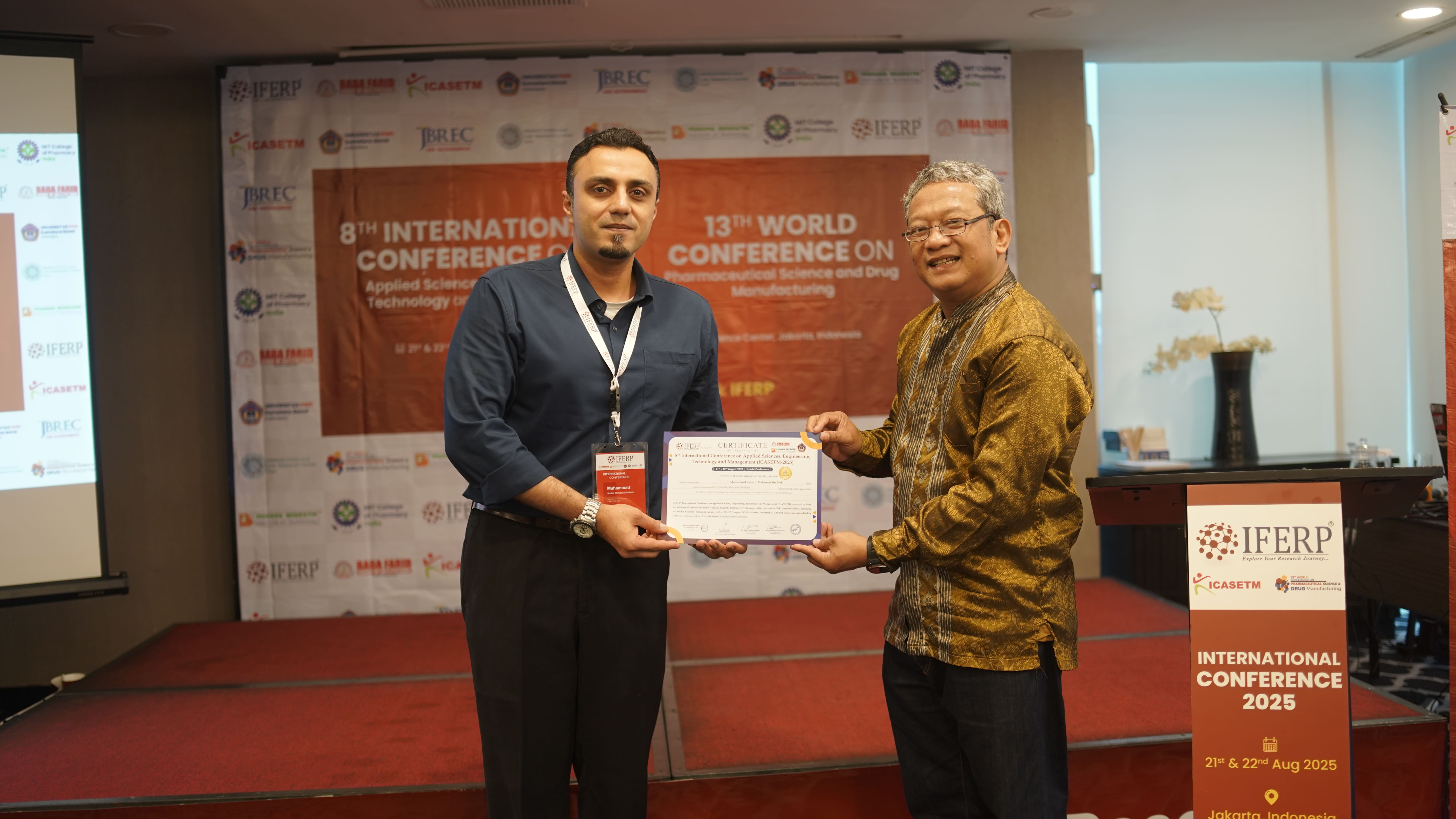 Glimpse from a past ICASETM conference