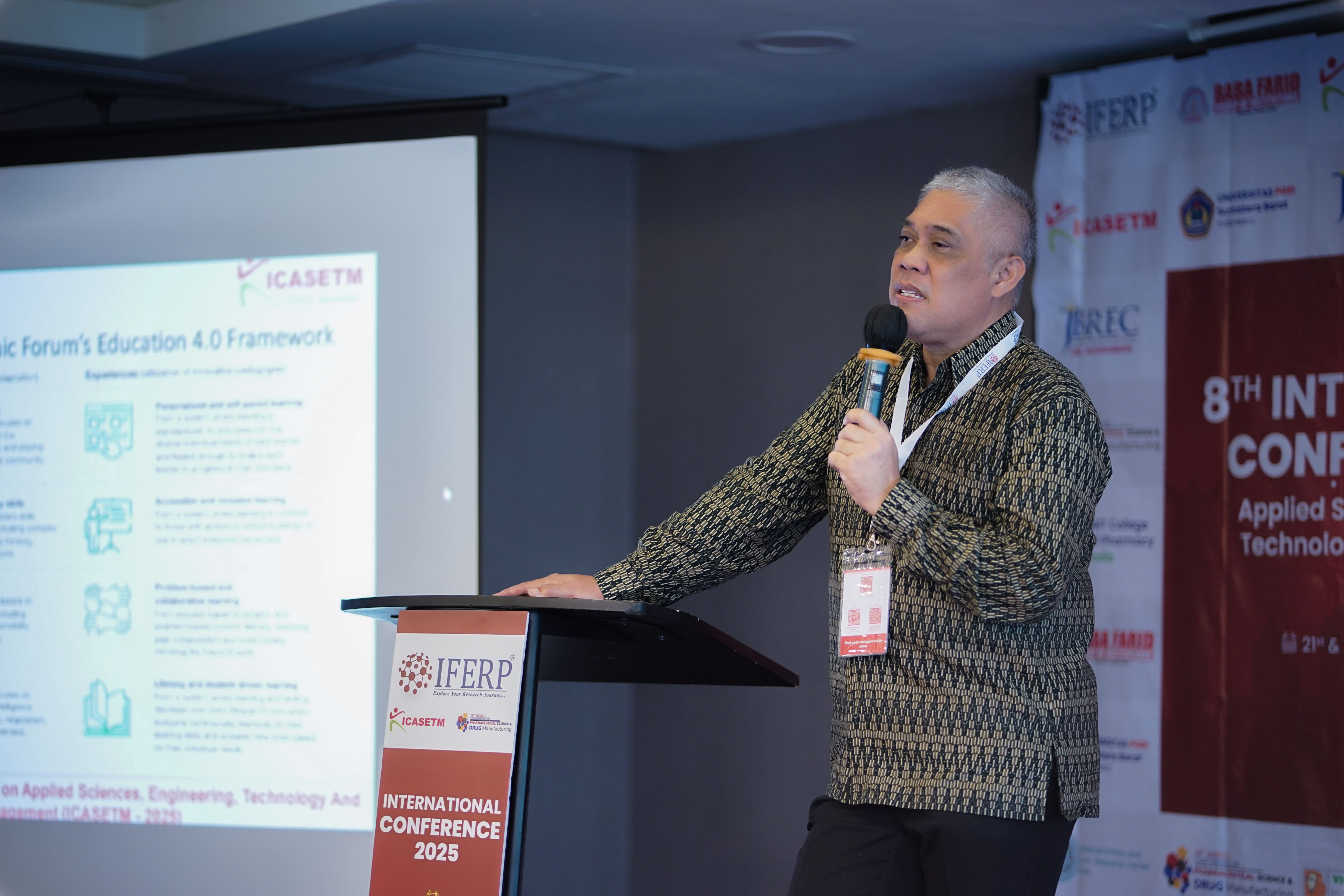 Glimpse from a past ICASETM conference